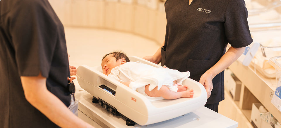 画像：ベビールームでのお預かり風景