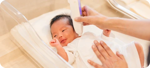 赤ちゃんのお身体チェック